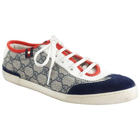 red white and blue gucci shoes|gucci inspired tennis shoes.